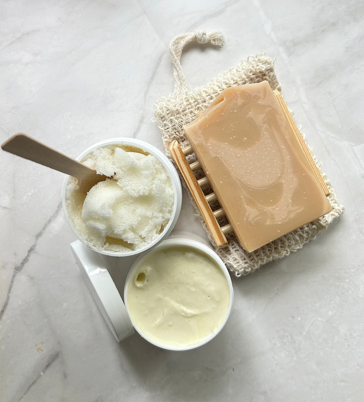 Soap, Scrub, and Body Butter Gift Set