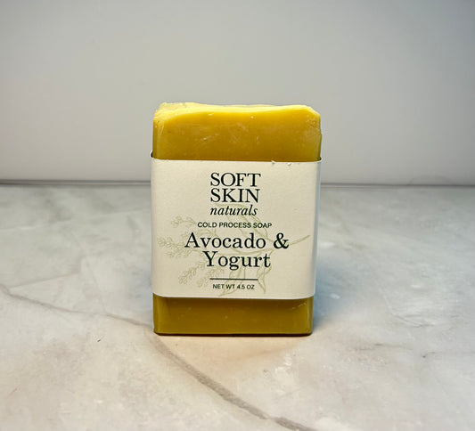 avocado yogurt plant based soap