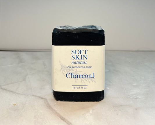 charcoal cold process soap