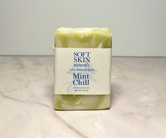 mint peppermint homemade soap