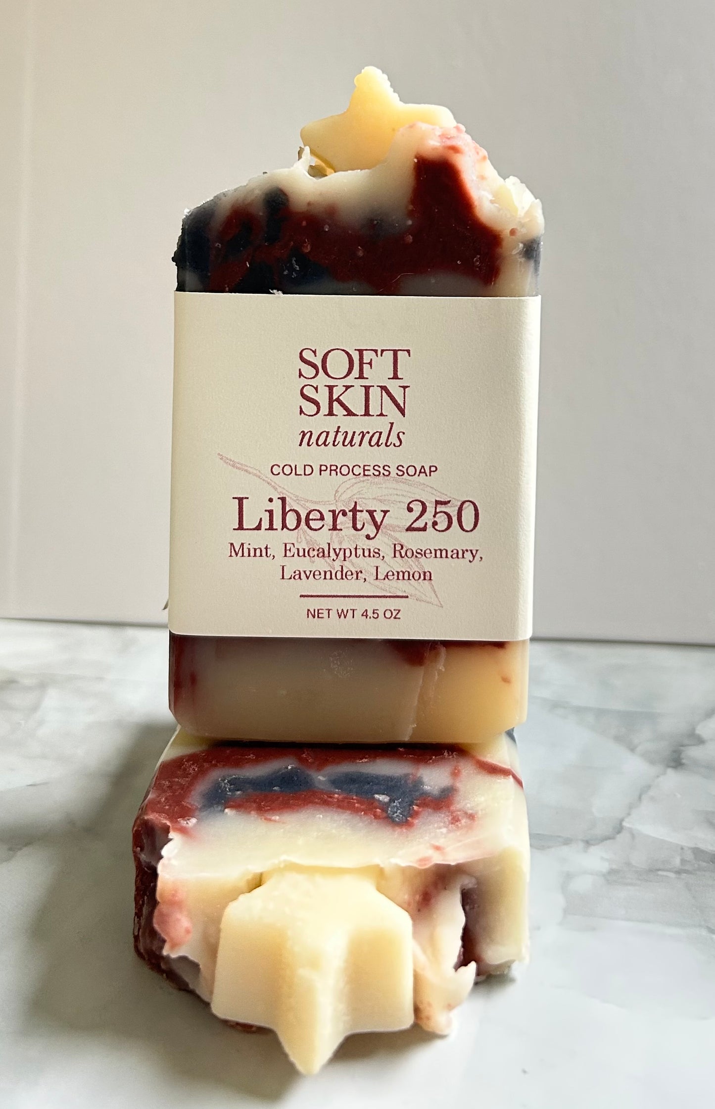 Liberty 250- July's Soap of the Month