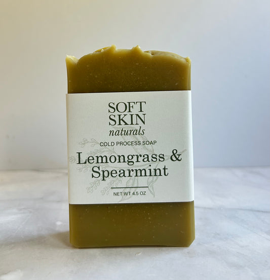 Lemongrass & Spearmint Vegan Soap