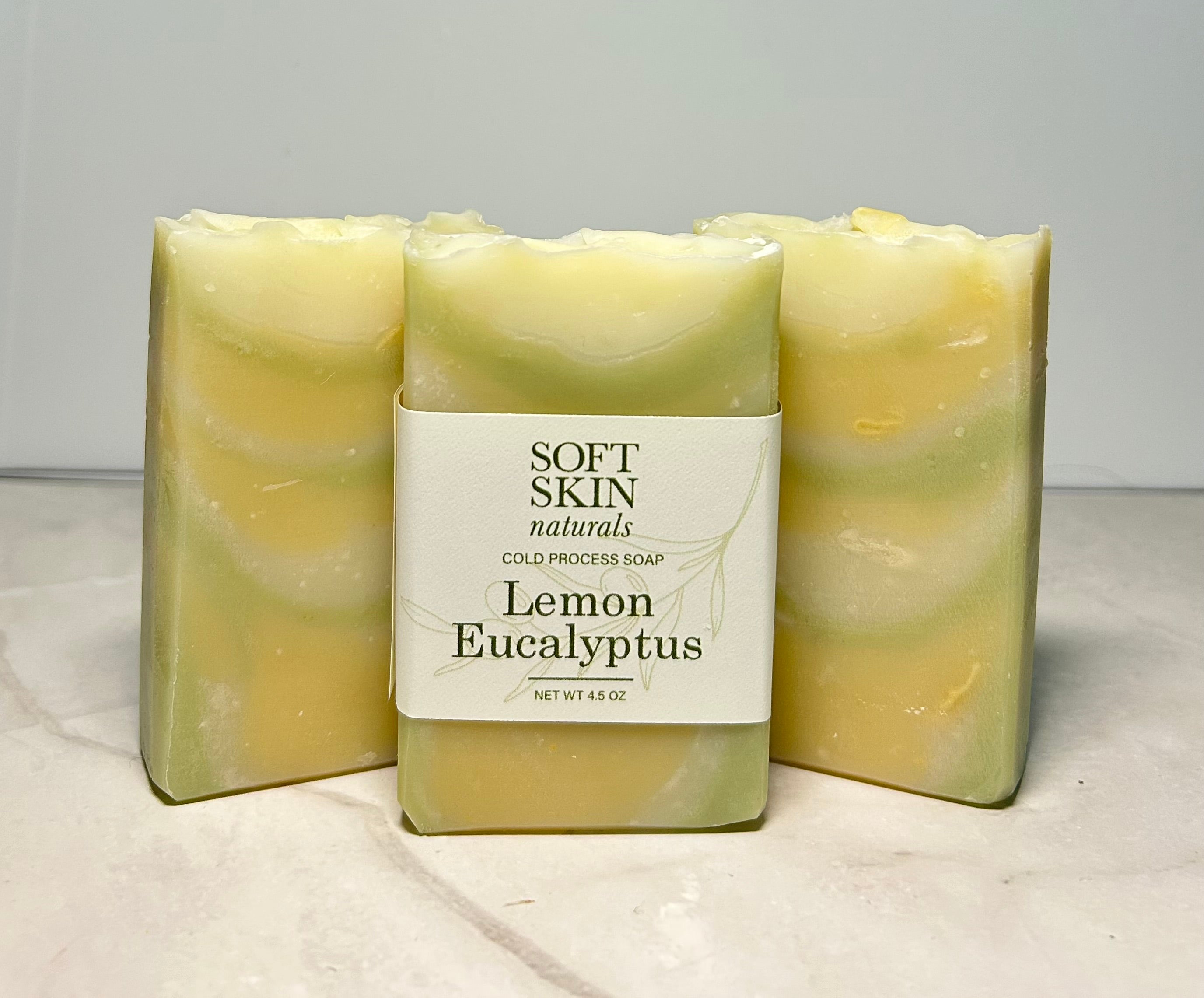 lemon eucalyptus cold process soap